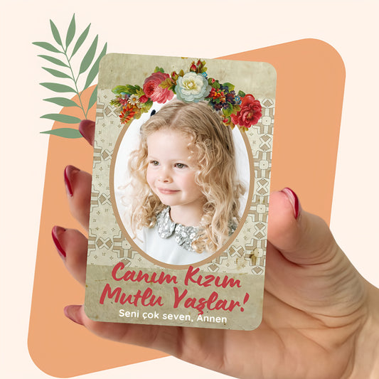 18 Adet Kız Doğum Gününe Özel Magnet